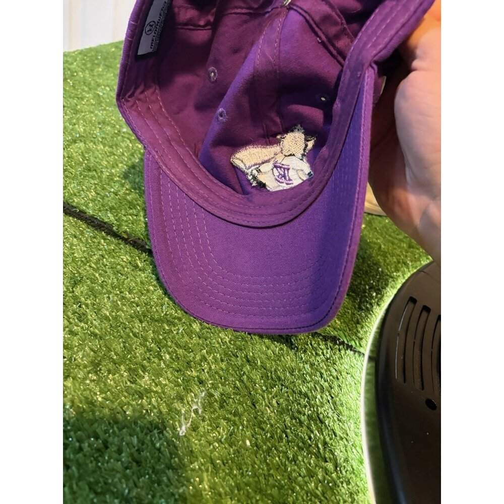 Kansas State Wildcats hat cap strap back purple retro football mens unisex KSU - Picture 7 of 8